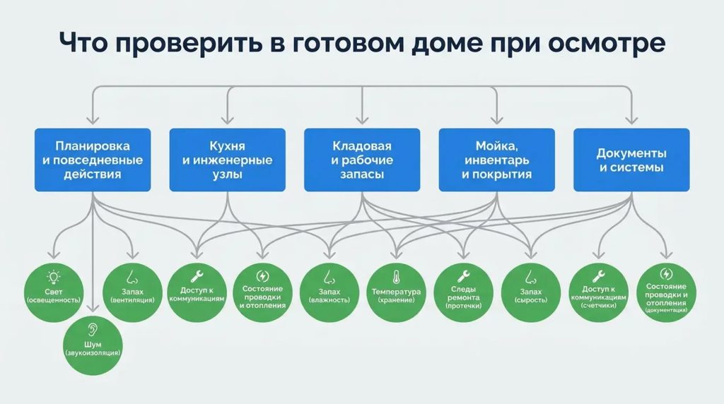 Что проверить в готовом доме при осмотре